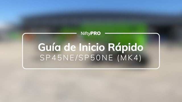 Guía de inicio rápido de la SP45NE/SP50NE (MK4)