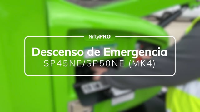 Guía de descenso de emergencia de la SP45NE/SP50NE (MK4)