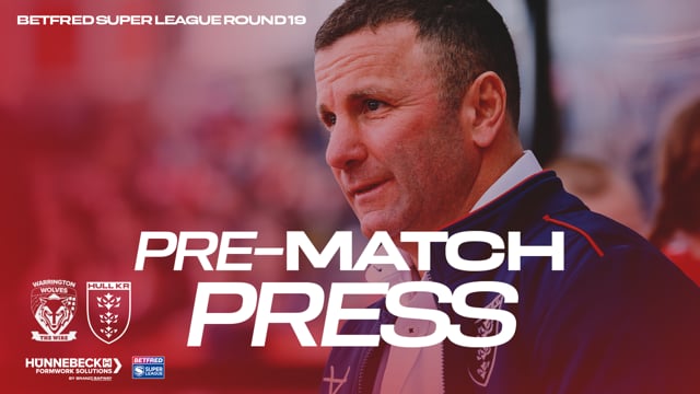 “Our Non-Negotioable Is Competing In Every Play" Warrington Wolves Pre-Match Press - Willie Peters