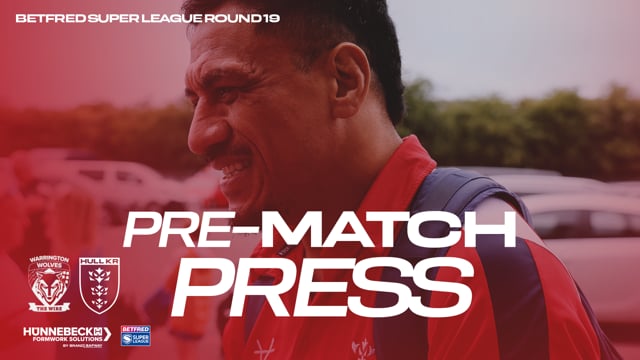 “I'm Excited To Rip In For Another Year" Warrington Wolves Pre-Match Press - Sauaso Sue