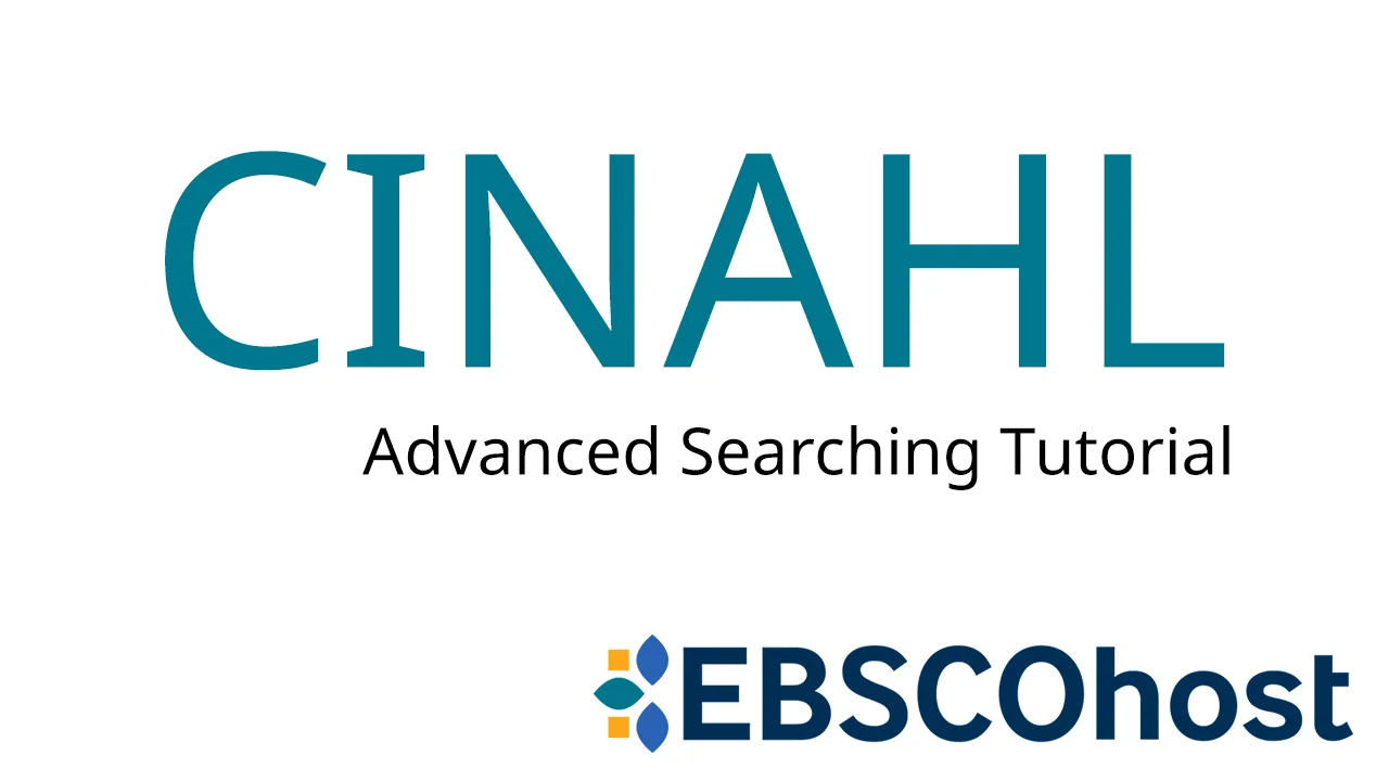 CINAHL Databases - Advanced Searching Tutorial | Videos & Movies on Vimeo