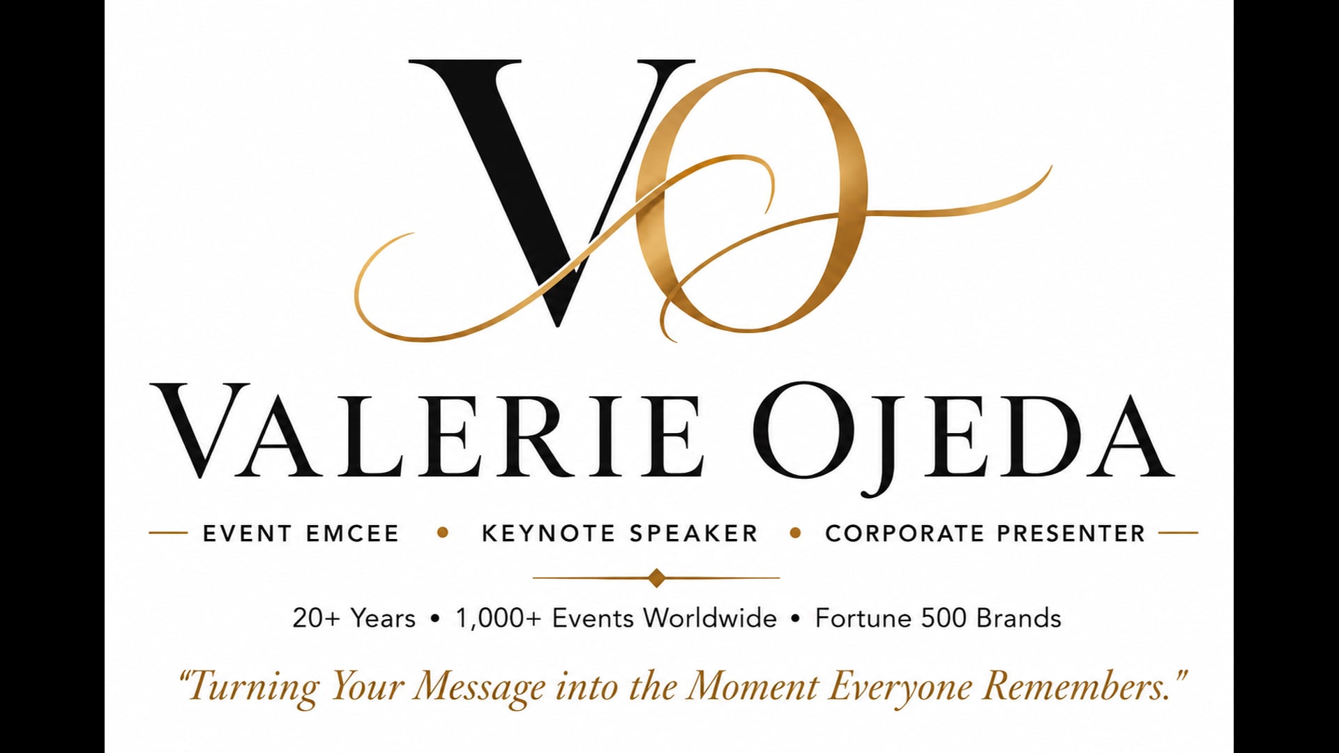 Promotional video thumbnail 1 for Valerie Ojeda - National Presenter/Emcee