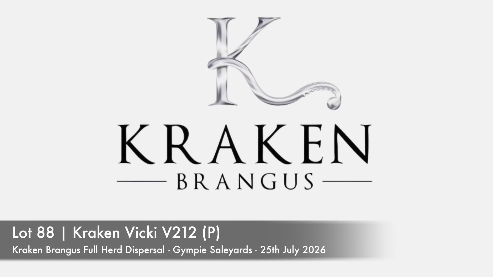 Lot 88 · KRAKEN VICKI 015V212 (P) (Kraken Brangus)