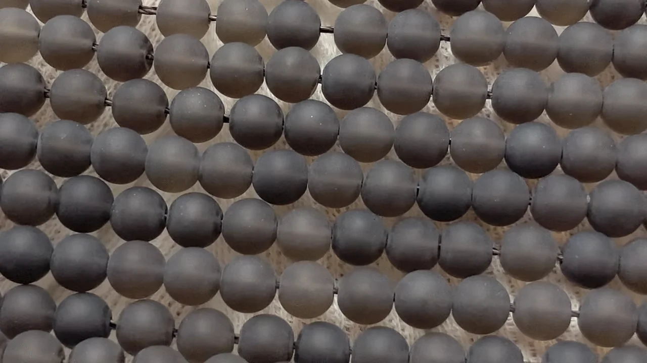 フロストスモーキークォーツ （茶水晶）｜産地・ブラジル ラウンド4mm