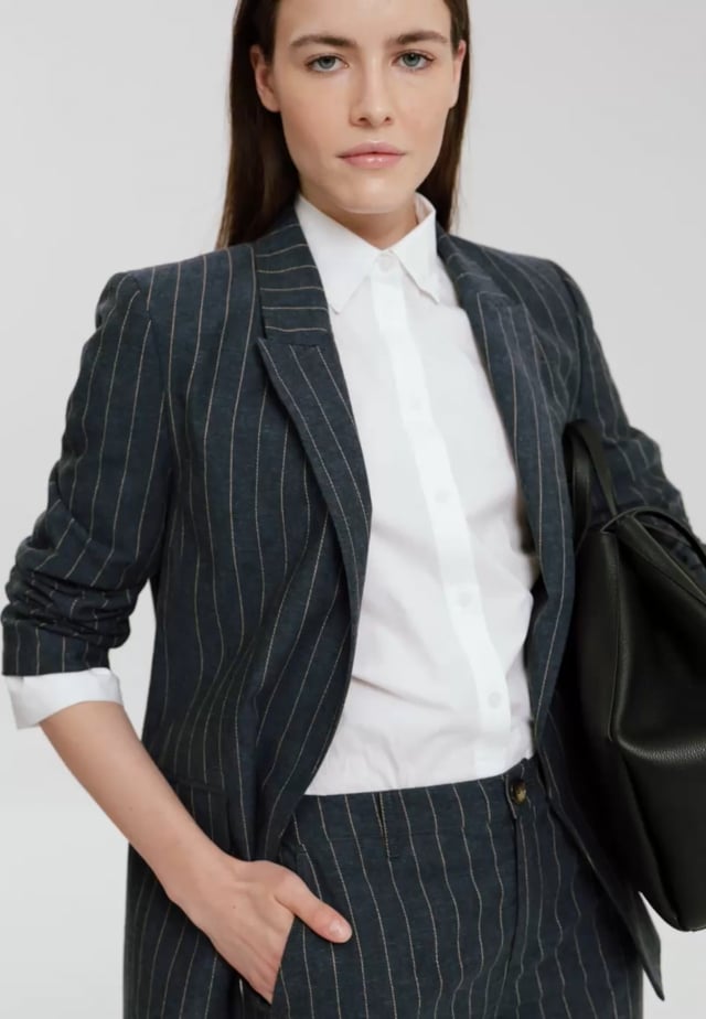 LINEN-BLEND TROUSERS - SEREMIO video