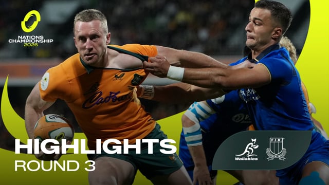 Nations Championship 2026 | Australia v Italy | Round 3