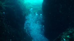 1064_Air bubbles rising to surface at cavern