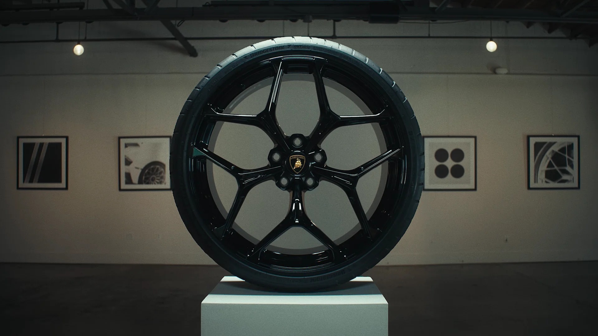 Still from Bridgestone Lambo commercial