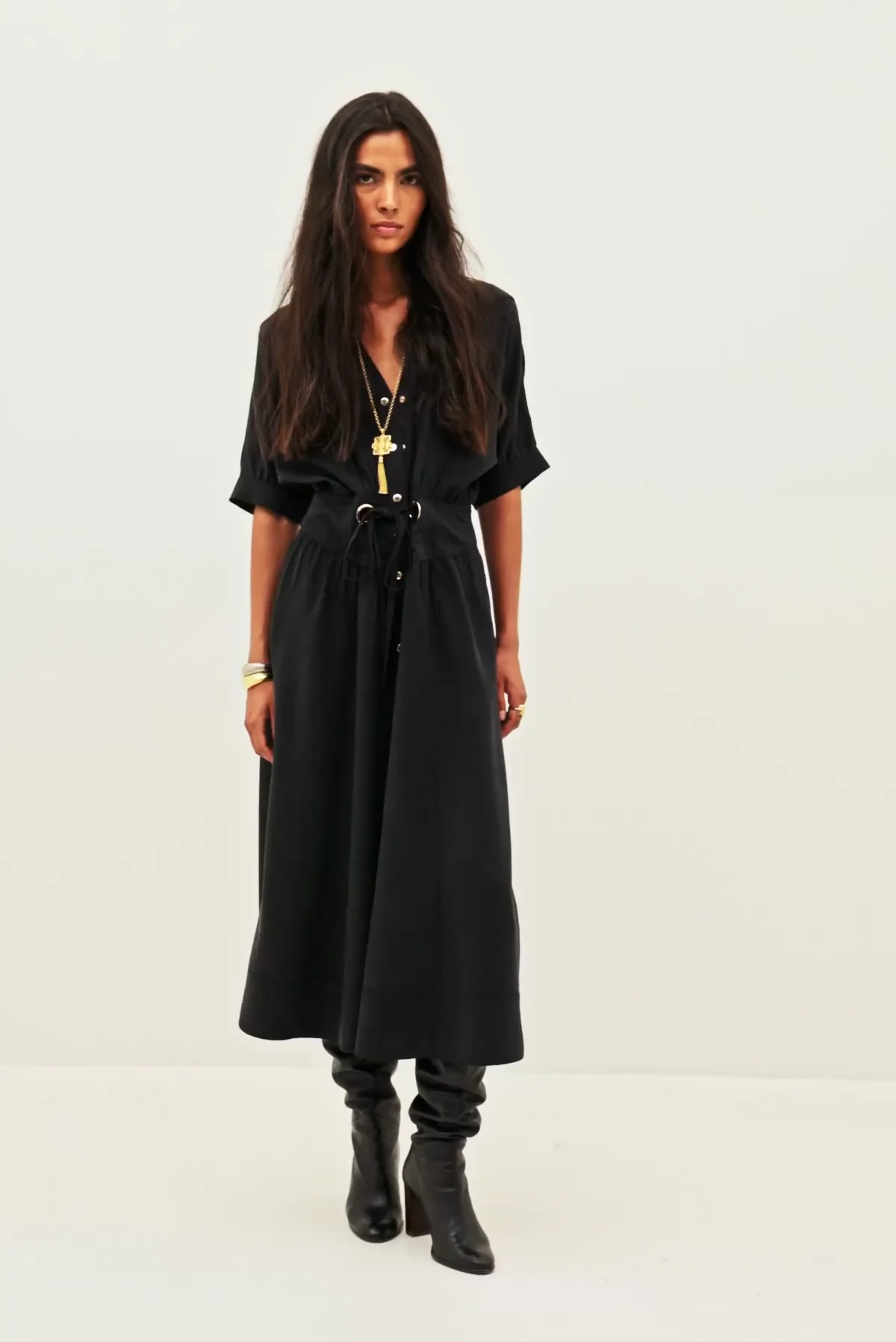 Midi Dress Parisa Gray // ba&sh US