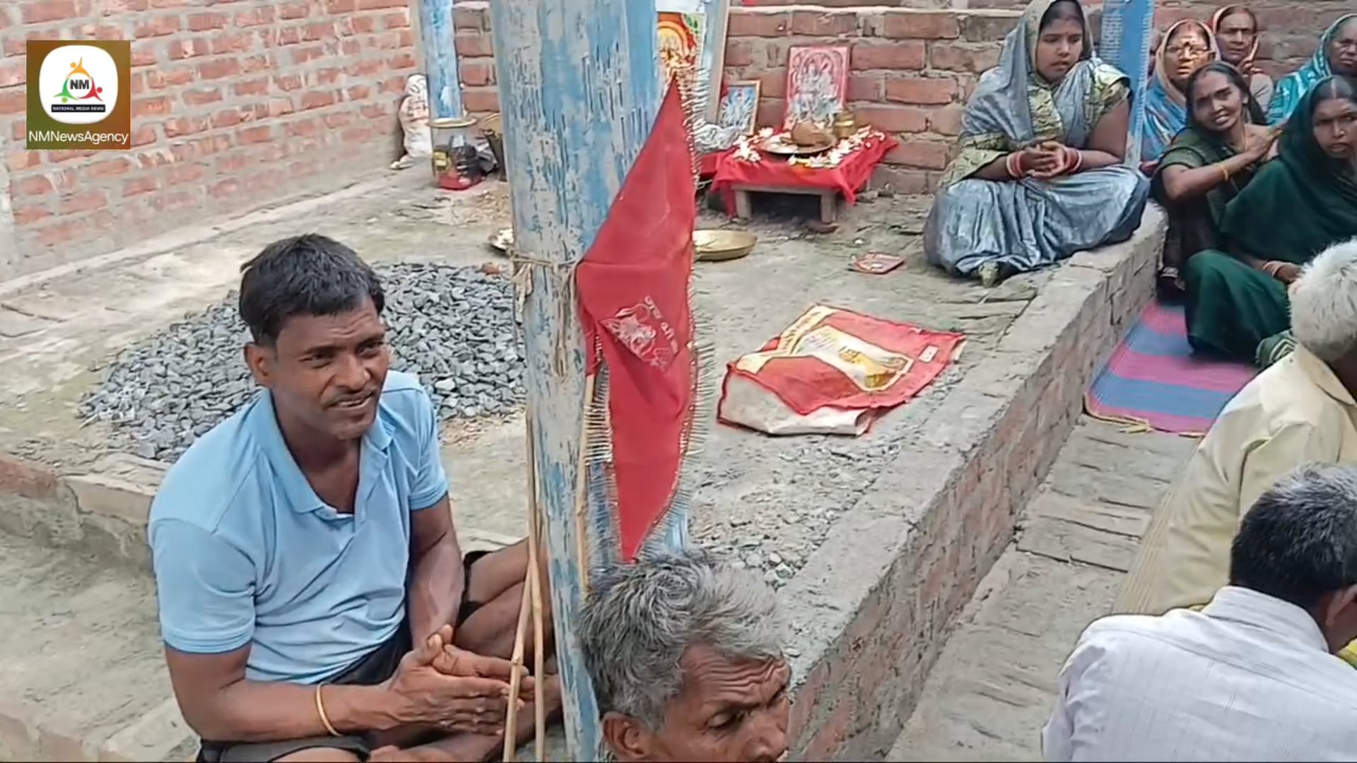 निर्माणाधीन हनुमान मंदिर परिसर में श्रद्धा व भक्ति के साथ हुई शिव चर्चा कार्यक्रम