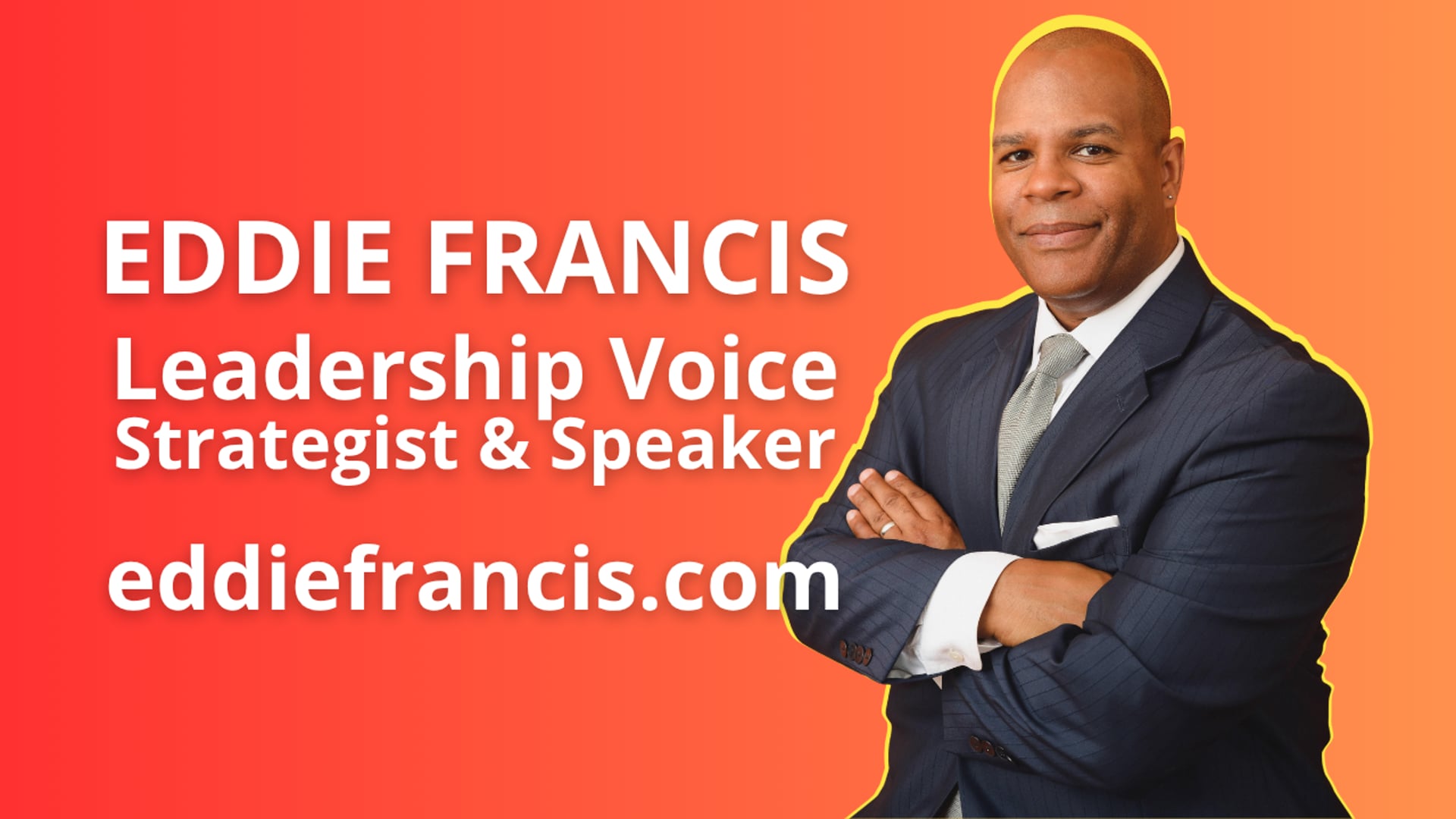 Promotional video thumbnail 1 for Eddie Francis - Ethical Leadership Speaker