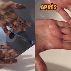 Vidéo: Pâte lavante main graisse / goudron / peinture / huile