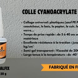 Vidéo: Colle cyanoacrylate prise rapide