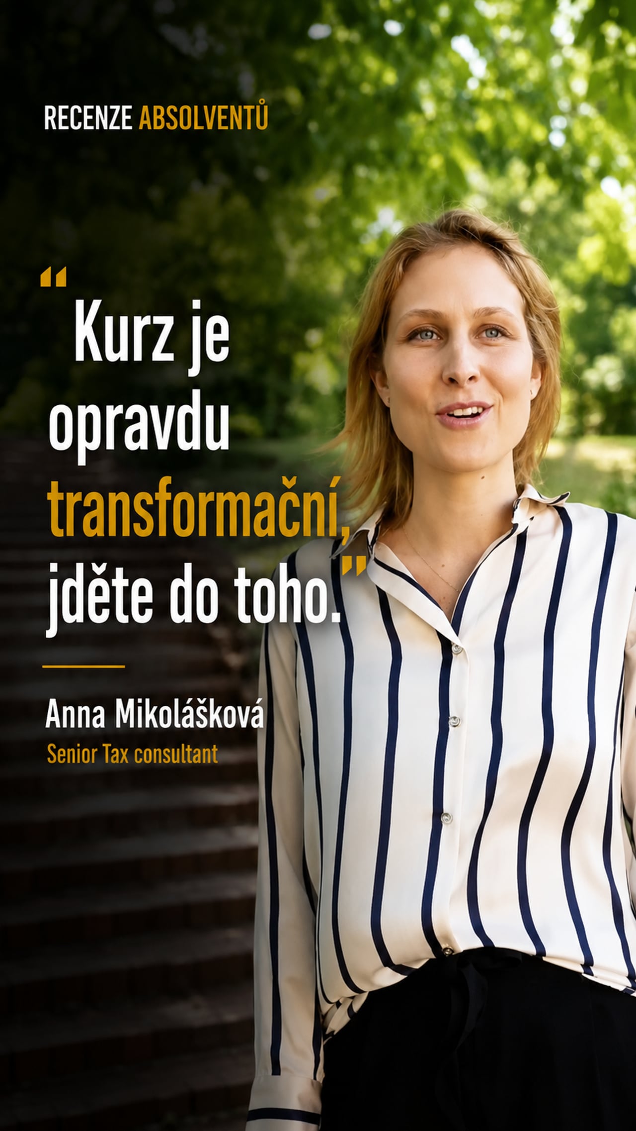 Anna Mikolášková mluví o svém koučovacím výcviku — videoreference