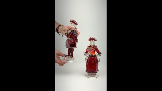  Casal de Murano Vermelho