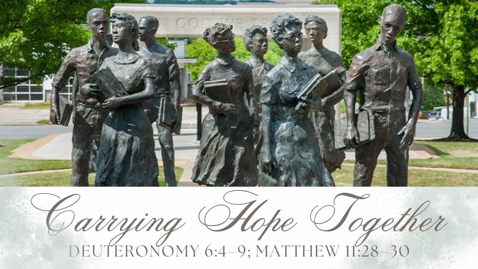 "Carrying Hope Together" - Sunday Service