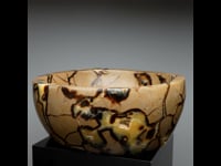 Astro West - Large Hand Cut Natural Septarian Decorative Bowl AWHOME552 Video
