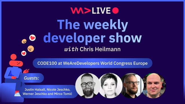 WeAreDevelopers LIVE - CODE100 at WeAreDevelopers Europe