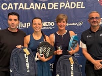 Maria Subirà es corona subcampiona de Girona de pàdel mentre es prepara el MIR