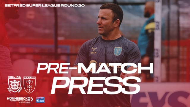 “They're Special To Be Part Of"  Hull FC Pre-Match Press - Willie Peters