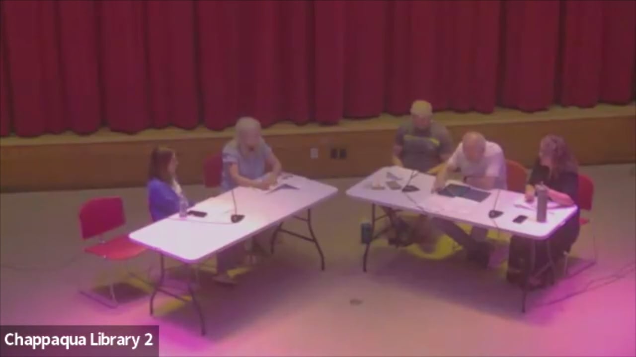 Chappaqua Library Board of Trustees Meeting 7/20/26