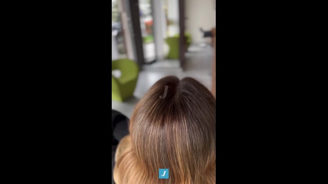 Video Degradé Biondo Medio Dorato