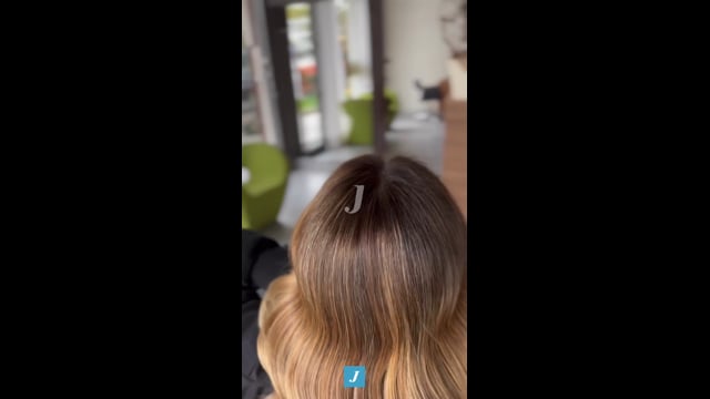 Video Degradé Biondo Medio Dorato