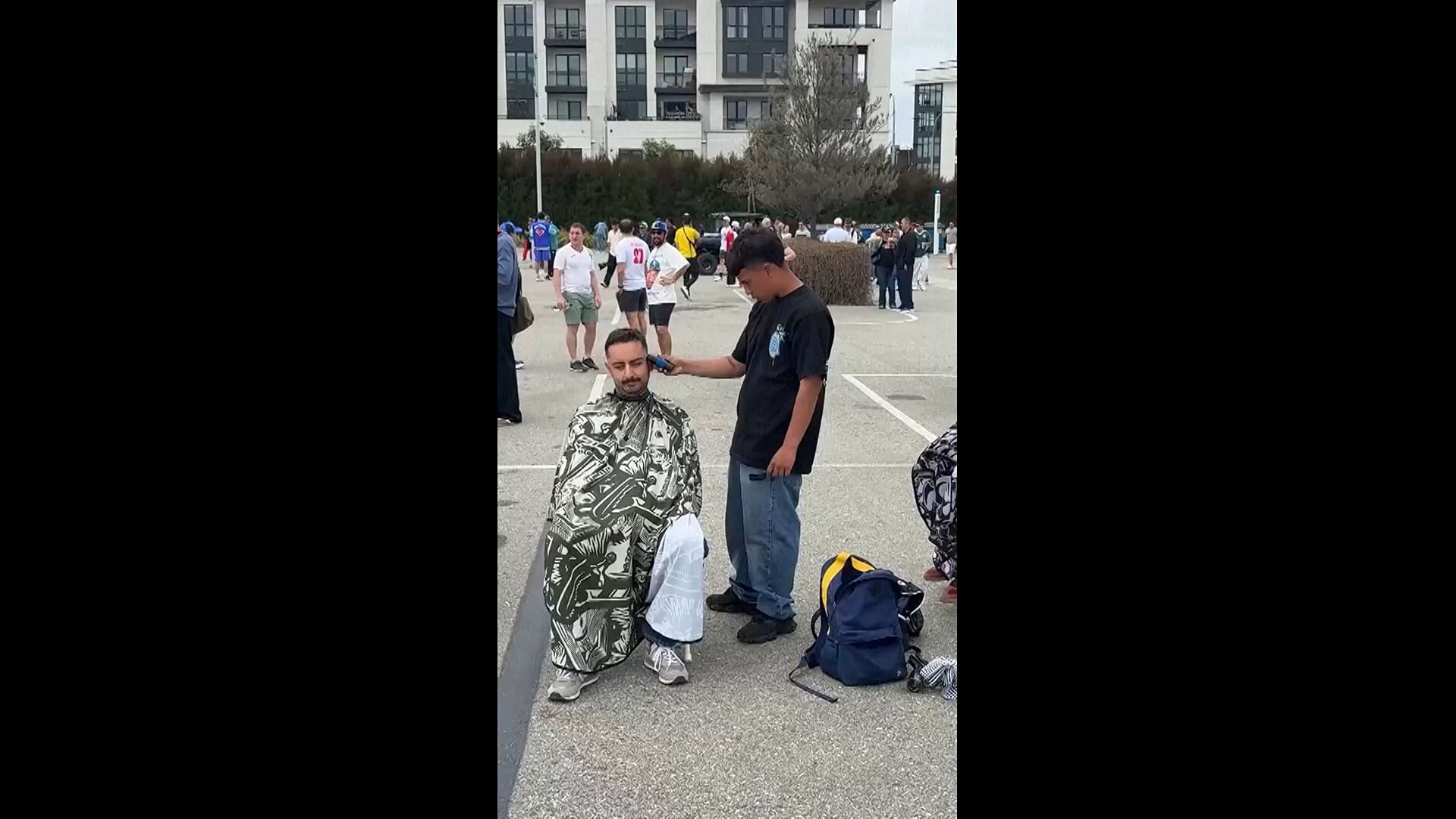 A close shave at the World Cup - LA barber offers free haircuts to football fans