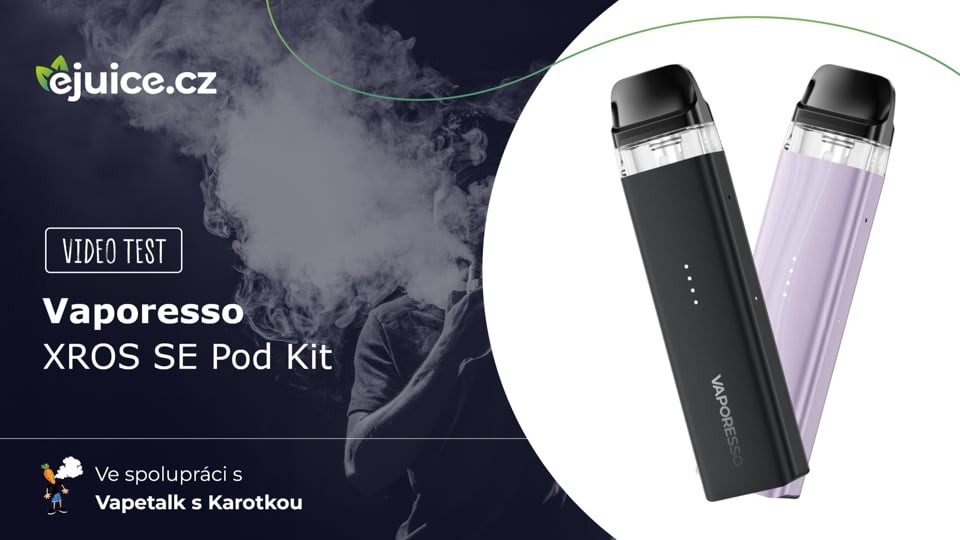 Vaporesso XROS SE Pod Kit - video test (CZ)