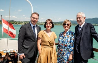 Festspielprominenz traf sich zur Ausfahrt auf dem Bodensee