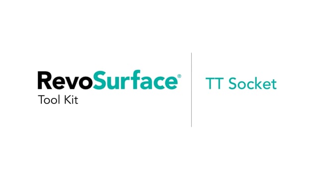 Kit di strumenti RevoSurface - Presa TT e cinghia glutea della presa TF (13:17)