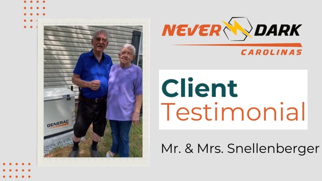 Snellenberger Testimonial