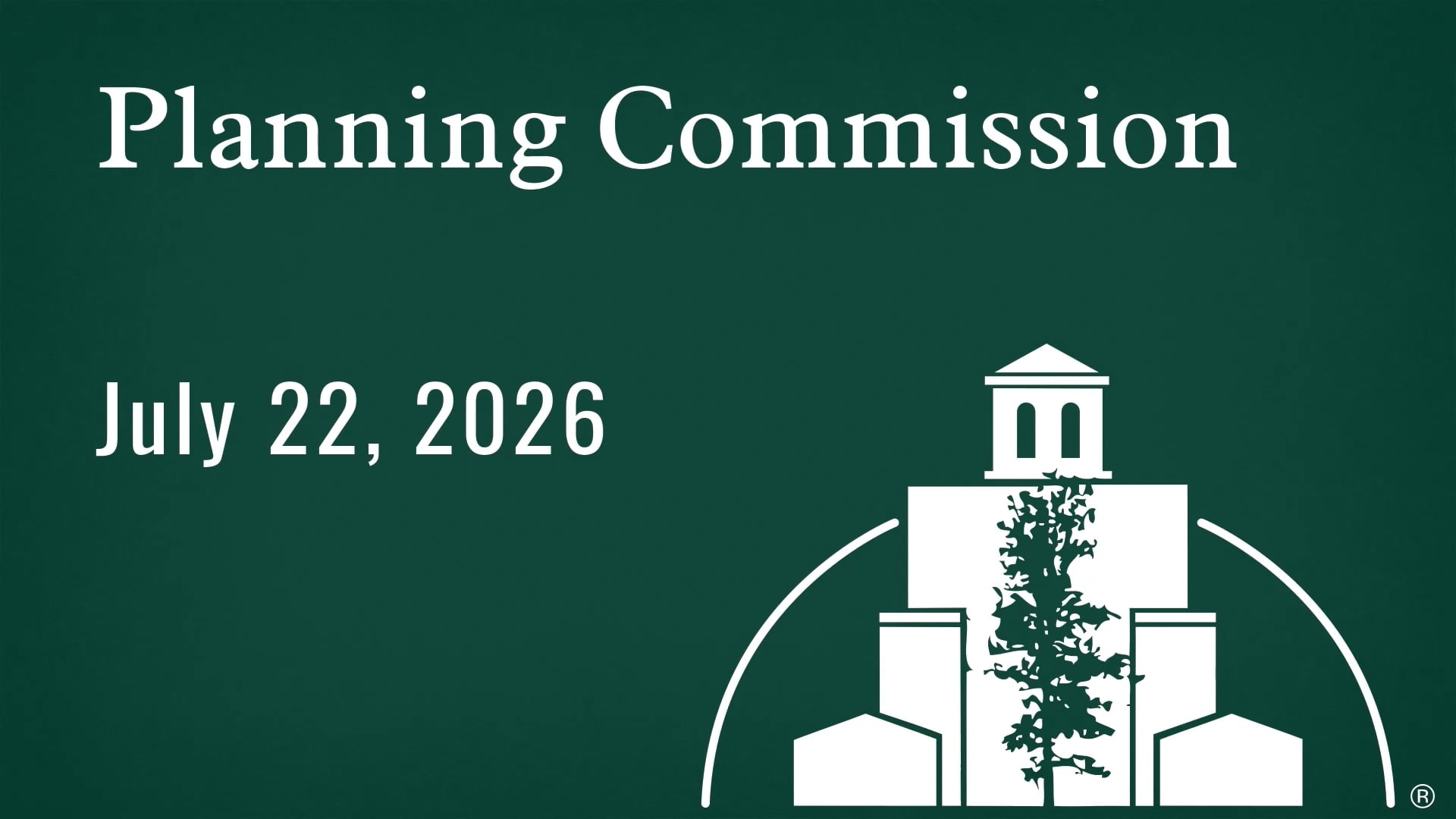 Planning Commission July 22