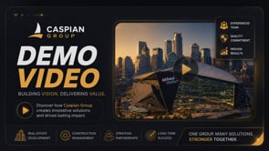 Demo Style Video Project for Caspian Group