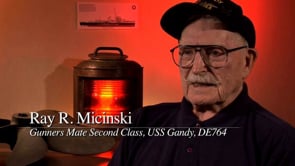 Ray Micinski, USS Gandy, DE-764