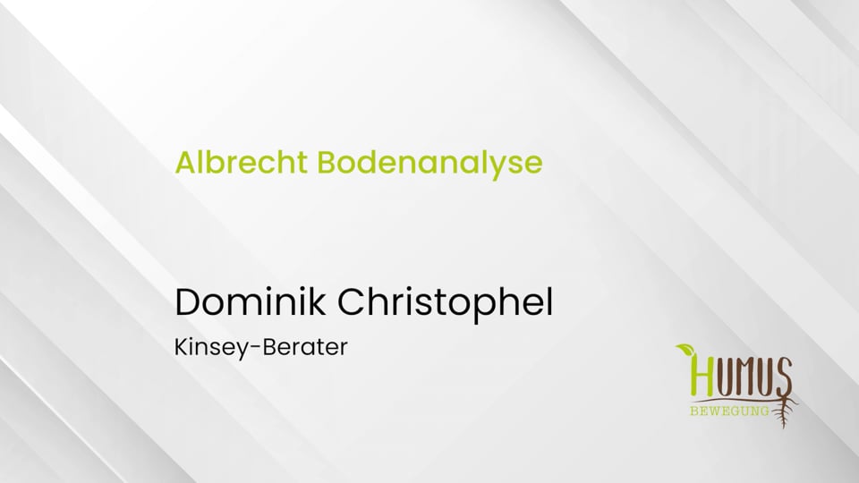 Bodenanalyse praxisnah erklärt: pH-Wert, KAK und Nährstoffbalance | mit Dominik Christophel | 01.08.2026