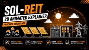  2D Animated Explainer Video project for Sol-Reit