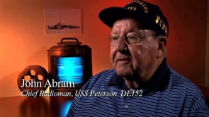 John Abram, USS Peterson, DE-152