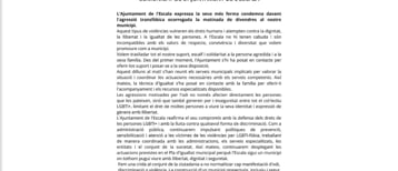 Un grup de persones agredeixen a una dona trans a Riells