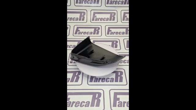 CAPA RETROVISOR PRETA LISA DIR ORIGINAL METAGAL FIAT PULSE 2021 2022 2023 2024