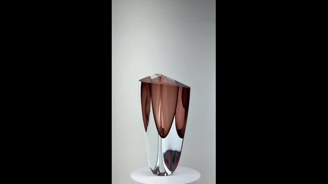 Vaso Triangular n°3 Roxo