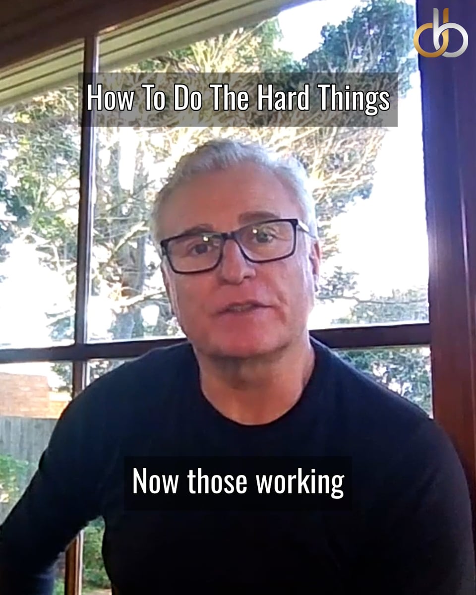 Doing the Difficult Things