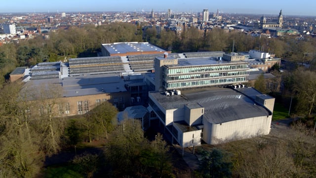 Jaarbeurs Gent vue du ciel