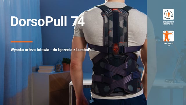 DorsoPull 74 - Wysoka orteza tułowia - do łączenia z LumboPull