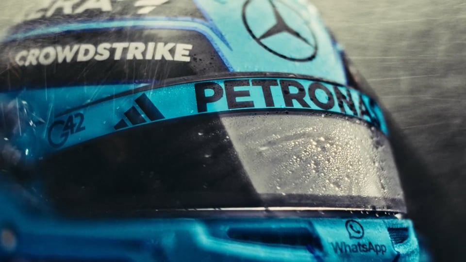 Still from Formula 1 and TeamViewer film
