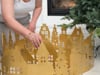 Juletræstæppe med belysning