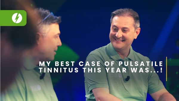 Pulsatile Tinnitus Session: My best case of Pulsatile Tinnitus this year was...!
