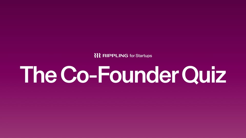 Rippling The Co-Founder Quiz video thumbnail