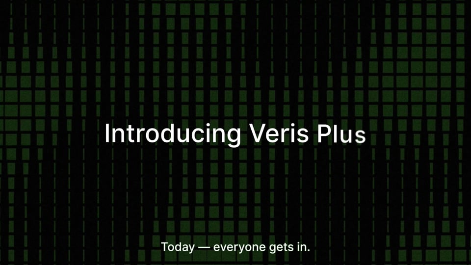 Veris Brand Veris Plus Announcement video thumbnail
