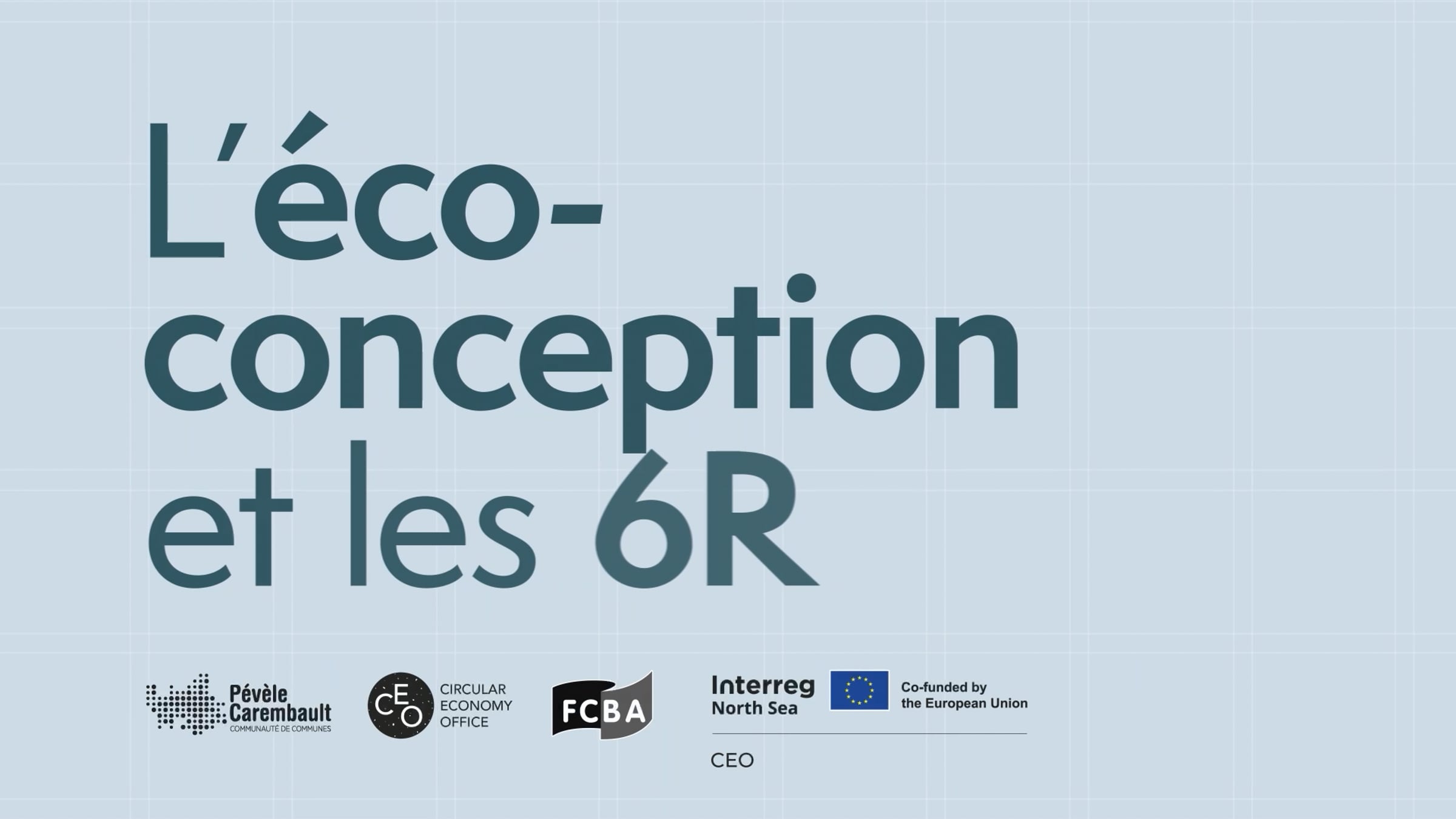 Extrait de la vidéo, titre « L’écoconception et les 6R »